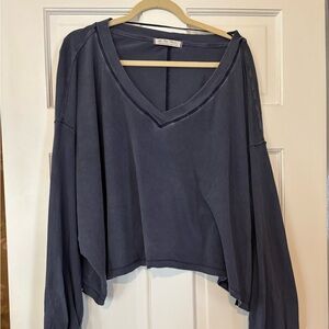 We The Free Navy Pullover